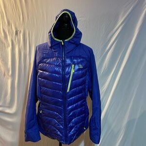 L.L. Bean blue jacket with hood